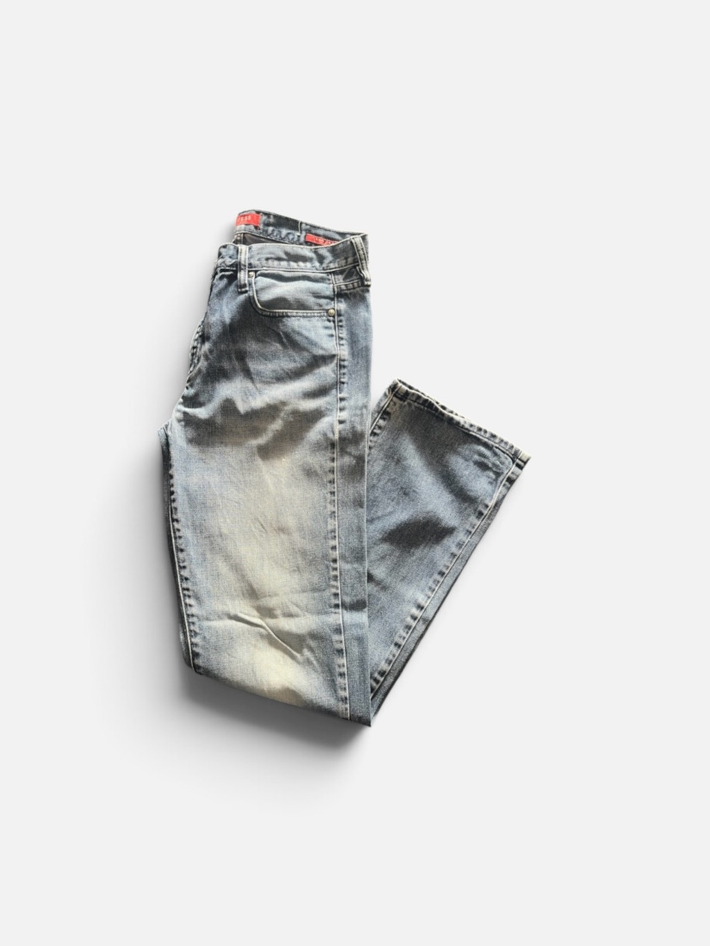 Classic Men's Light Wash Denim Jeans